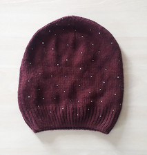 Cappellino maglia burgundy usato  Zane