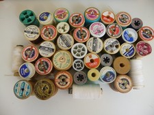 Vintage wooden cotton for sale  POOLE