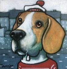 Tableau portrait chien d'occasion Tableau portrait chien d'occasion  Saint-Erme-Outre-et-Ramecourt
