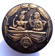 Rare ancien bouton d'occasion  Dozulé