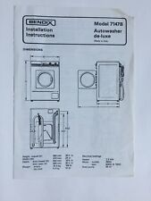 Vintage brochure bendix for sale  WALTHAM CROSS