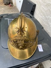 Casque pompiers cuivres d'occasion  L'Aiguillon-sur-Mer