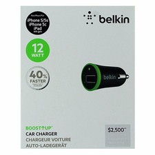 Usado, Carregador de carro Belkin Boost Up 12W 2.4 Amp - Preto comprar usado  Enviando para Brazil