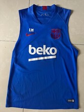 CAMISA DE ENTRENAMIENTO BARCELONA SIN MANGAS EDICIÓN LM, talla M segunda mano  Embacar hacia Mexico