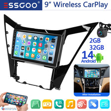 9" Apple CarPlay para Hyundai Sonata 2011-2015 carro rádio estéreo GPS navegação câmera HD comprar usado  Enviando para Brazil