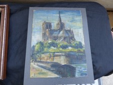 Ancienne peinture carton d'occasion  Bourg-en-Bresse