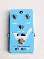 Usado, Pedal de efeitos Wren And Cuff "Your Face", anos 60 Hot Germanium Fuzz, azul - não testado comprar usado  Enviando para Brazil