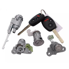 Conjunto de cilindro de ignição e trava de porta com chaves 72145-SAA-G02 para Honda Fit 2004-2008, usado comprar usado  Enviando para Brazil