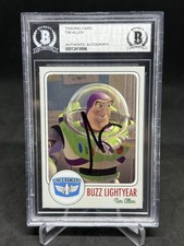 Cartão comercial autografado autêntico BGS Custom Toy Story Buzz Lightyear Tim Allen comprar usado Cartão comercial autografado autêntico BGS Custom Toy Story Buzz Lightyear Tim Allen comprar usado  Enviando para Brazil