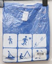 Gildan cotton blue for sale  CAMELFORD