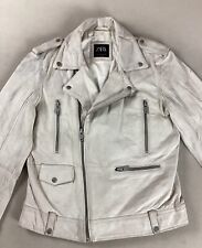 Zara leather biker for sale  ROYSTON