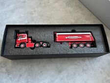 WSI 1:50 W.P. de Koning Scania R460 6x4 + kipper trailer comprar usado  Enviando para Brazil