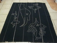 Dunkelblauer stoff wandbehang gebraucht kaufen  Gangkofen