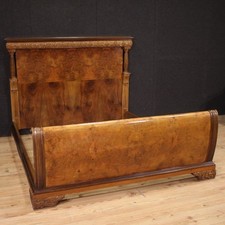 Cama de casal móveis italianos de madeira estilo antigo quarto do século XX comprar usado  Enviando para Brazil