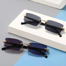 Randlose rechteck sonnenbrille gebraucht kaufen  Walzbachtal