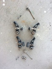 Pinças de freio cantilever dianteiras e traseiras pretas Shimano Deore LX BR-M565 comprar usado  Enviando para Brazil