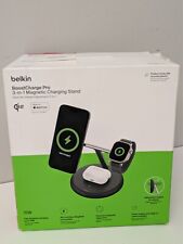 Belkin Boost Charge Pro 3 em 1 magnético Qi2 certificado. Suporte de carregamento Magsafe WIZ023 comprar usado  Enviando para Brazil