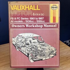 Vauxhall victor owners for sale  NEWCASTLE UPON TYNE