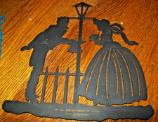 Vtg plastic silhouette for sale  Vanderbilt