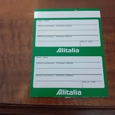Alitalia adesivi porta usato  Ivrea
