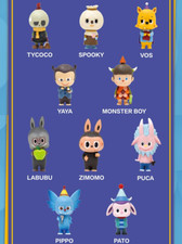 Boneco POP MART Labubu Super Group of the Monsters conjunto B caixa cega confirmado QUENTE, usado comprar usado  Enviando para Brazil