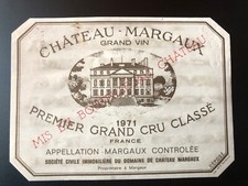 étiquette château margaux d'occasion  Saint-Étienne-au-Mont
