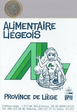 Sticker. liege food. d'occasion  Expédié en Belgium