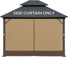 Aoodor gazebo curtain d'occasion  Expédié en Belgium