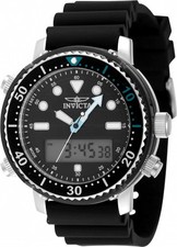 Relógio masculino Invicta Pro Diver alarme cronógrafo quartzo analógico-digital mostrador preto comprar usado  Enviando para Brazil