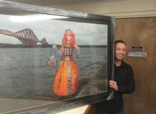 Large framed irn for sale  LIVINGSTON