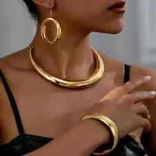 Gold plated choker for sale  TORQUAY