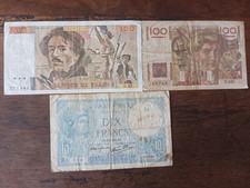 Lot billets français d'occasion  Vailly-sur-Aisne