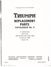 Triumph parts manual for sale  Lexington