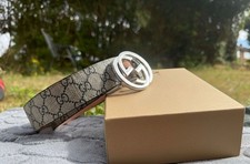 Gucci supreme belt for sale  BRADFORD