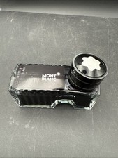 Tinta Montblanc Inkwell Mystery Black 60ml quase completa Áustria, usado comprar usado  Enviando para Brazil