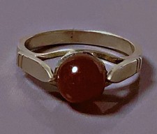 Solitaire argent ambre d'occasion  France