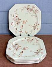 (6) MIKASA Continental Ivory F4007 Tivoli Garden ~ 10 pratos de jantar octógono 3/8" comprar usado  Enviando para Brazil