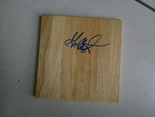 Peça de piso de madeira autografada WWE GOLDUST.....por favor, leia comprar usado  Enviando para Brazil