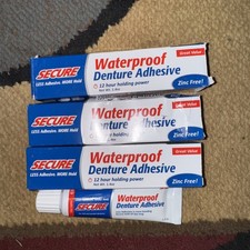 Adesivo dental seguro à prova d'água - Sem zinco - Extra forte 12 horas de retenção - ... comprar usado  Enviando para Brazil