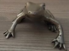 Frosch silberfarben deko gebraucht kaufen  Waiblingen