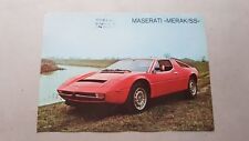 Maserati merak 1976 usato  Segrate