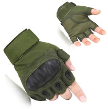 Luvas de tiro tático de paintball Hard Knuckle sem dedos exército combate airsoft, usado comprar usado  Enviando para Brazil