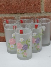 New floral glasses for sale  DERBY