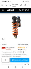 Ammortizzatore mtb molla usato  Faenza
