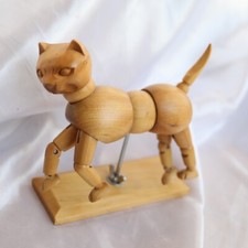 Articulated wooden cat for sale  Lyndhurst