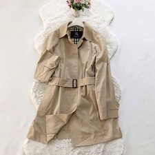 Trench coat Burberry London xadrez tamanho 40 bege mel com cinto BURBERRY, usado comprar usado  Enviando para Brazil