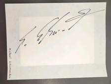 Michael Schumacher original Autogramm,autograph,Formel 1,Ferrari comprar usado  Enviando para Brazil