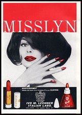 Pubblicita 1963 misslyn usato  Biella