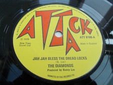 THE DIAMONDS - JAH JAH BLESS THE DREADLOCKS 7'' ATTACK 1975 comprar usado  Enviando para Brazil
