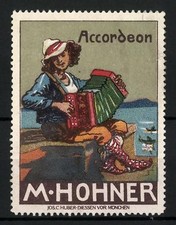 Reklamemarke hohner accordeon gebraucht kaufen  Berlin